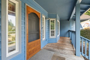 Enjoy your morning coffee from the covered front porch.