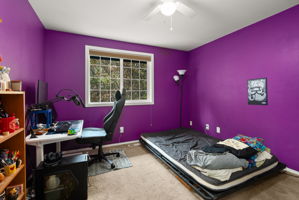 Comfortable bedroom with room for studying, gaming, or creating your own personal retreat.