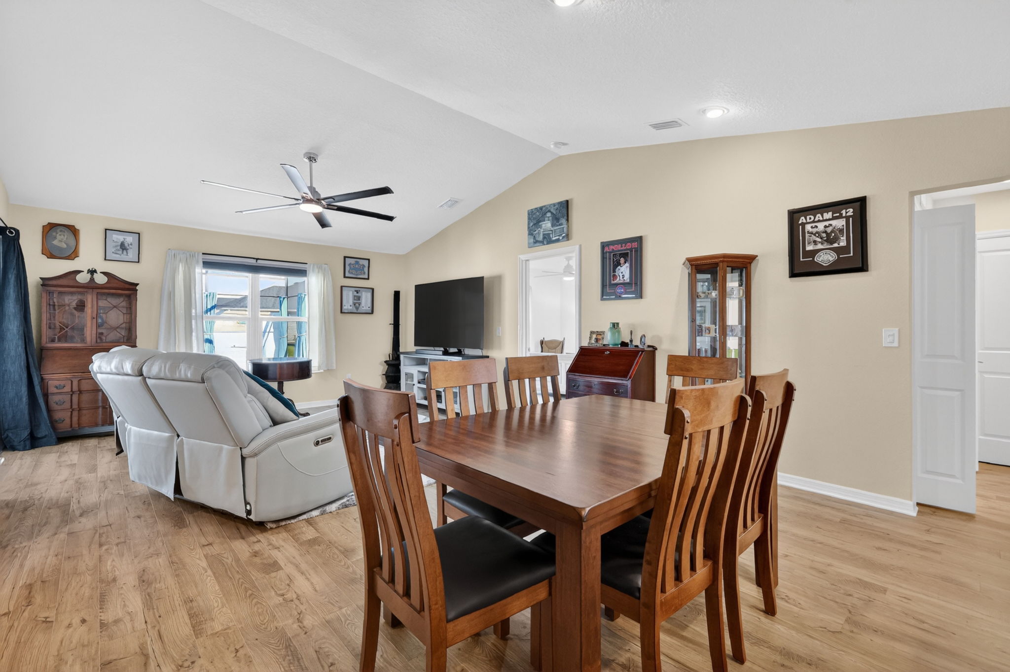 Dining and Living Rooms