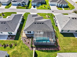 Aerial Rear Elevation with Swimming Pool