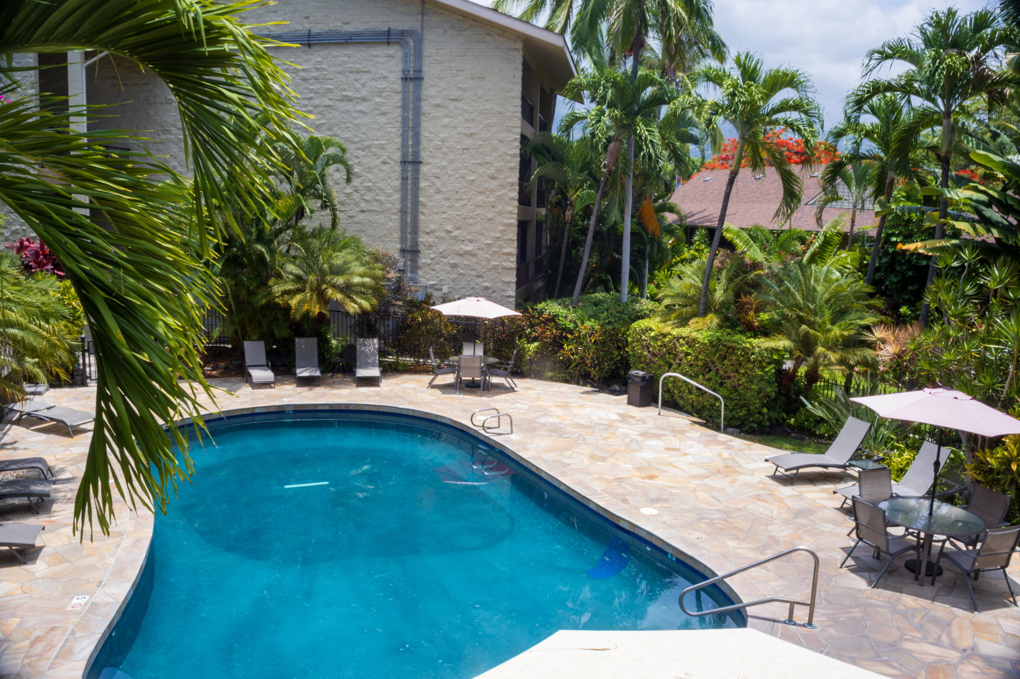 The pool is lovely.