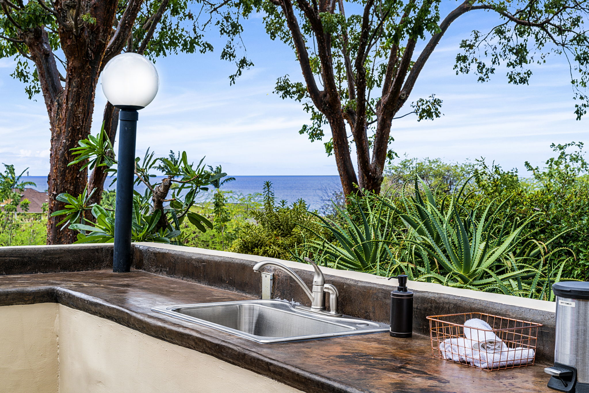 Poolside Sink