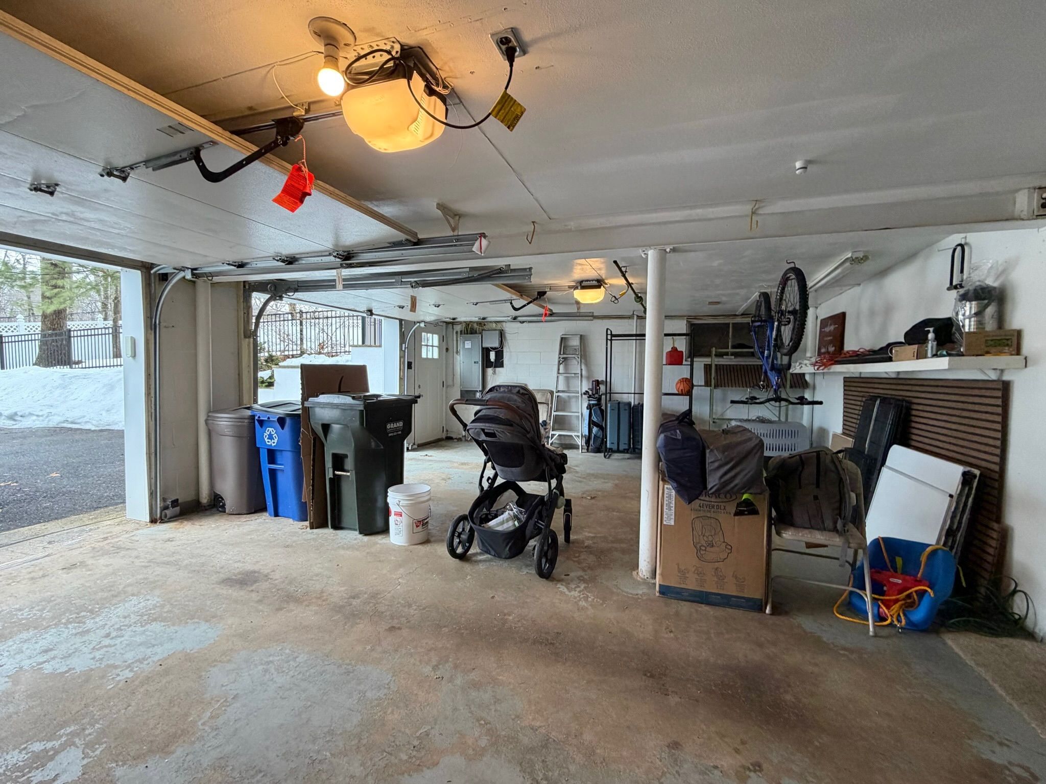 Inside Garage