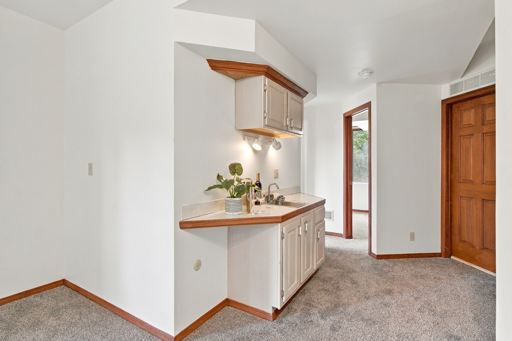 Lower Level Family Room with Wet Bar