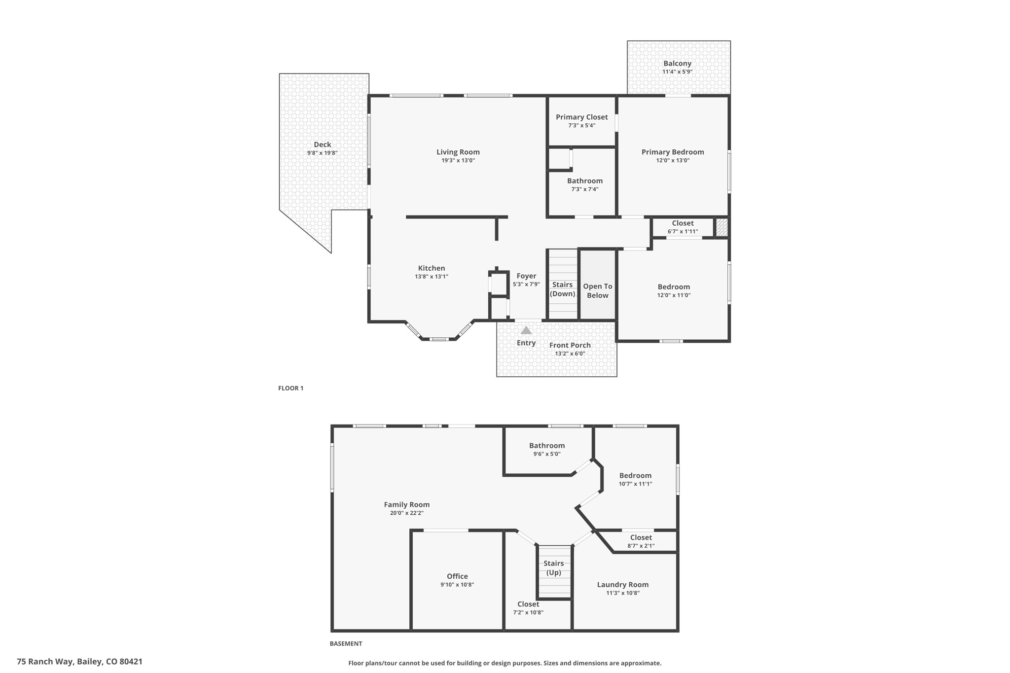 Combined Level Floor Plans