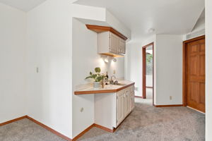 Lower Level Family Room with Wet Bar