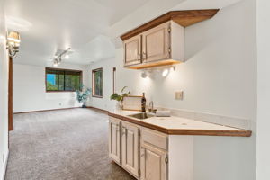 Lower Level Family Room with Wet Bar