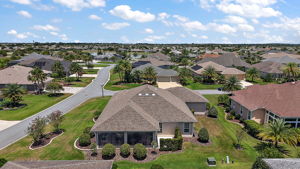 Rear Aerial of OVERSIZED Corner Lot with ROOM FOR A POOL!