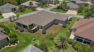 Aerial showing left side with ROOM FOR A POOL