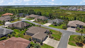Aerial showing left side with ROOM FOR A POOL