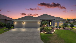 Twilight Front Elevation