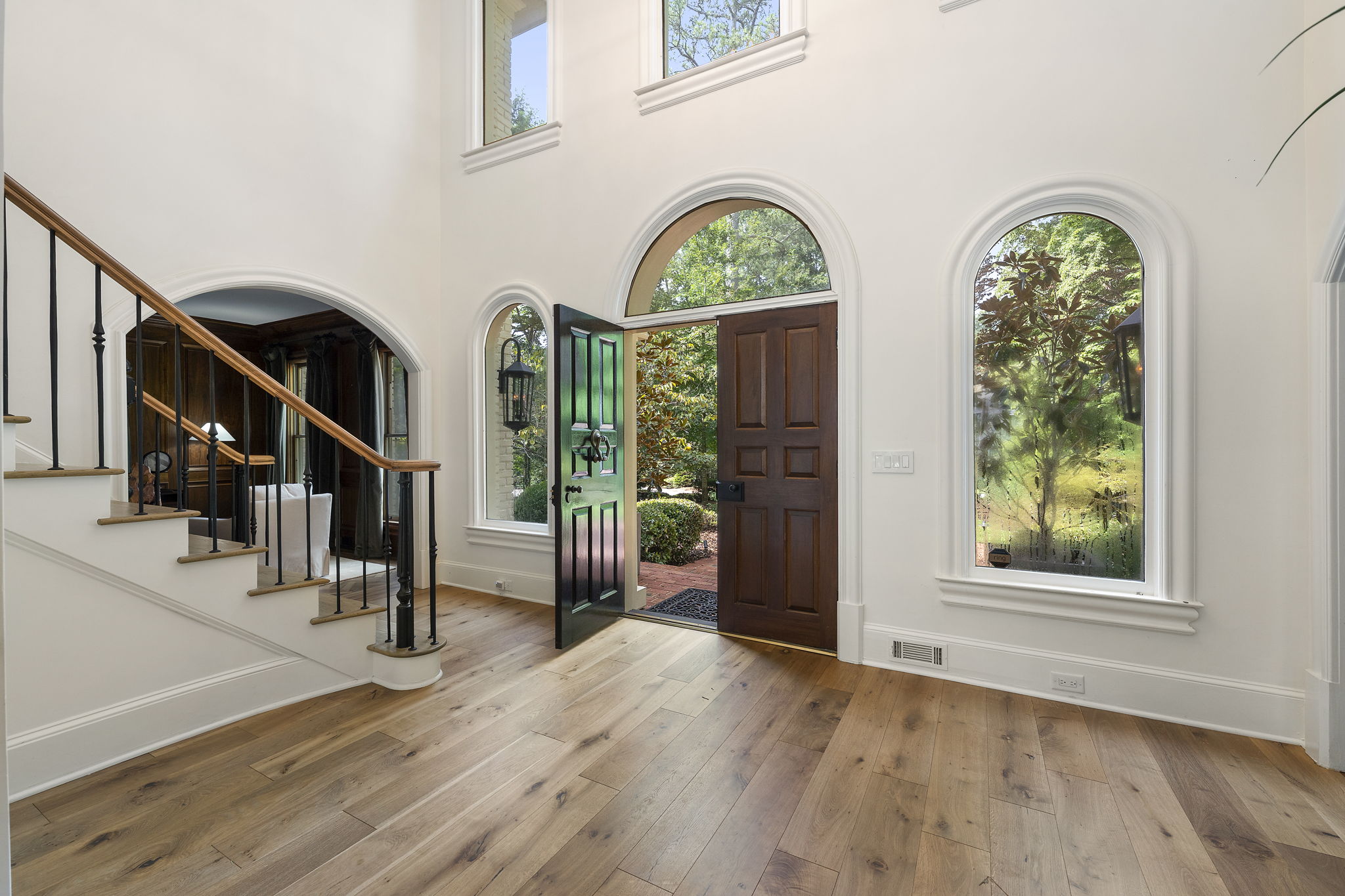 Two story foyer