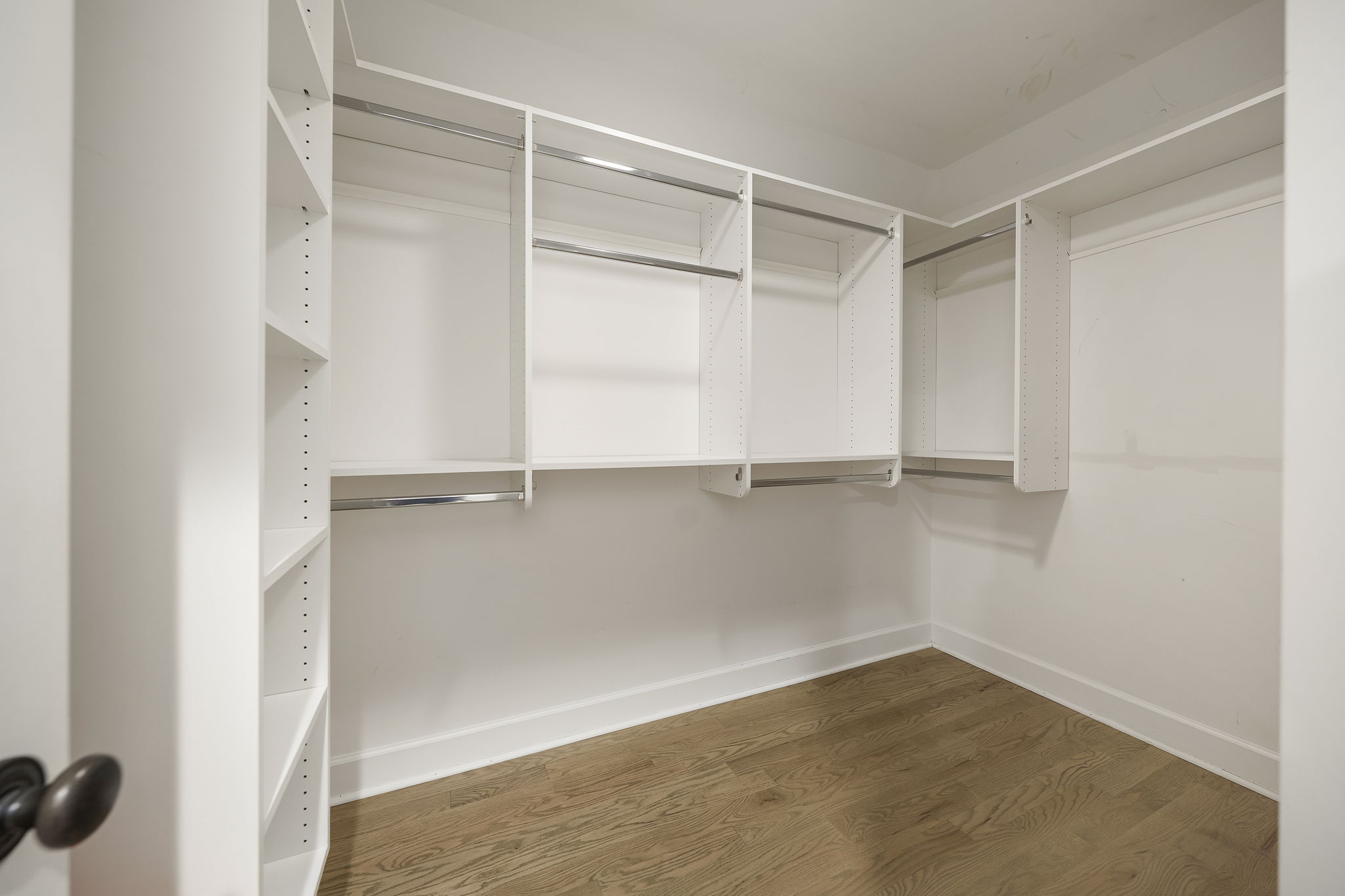 Ample closets