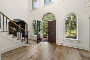 Two story foyer