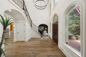 Two story foyer
