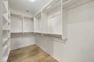 Secondary bedroom closet