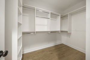 Ample closets
