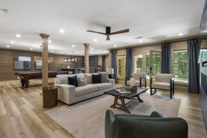 Redone lounge area