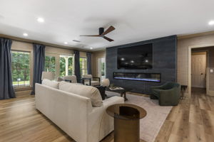 Terrace Lounge with doors to covered patio