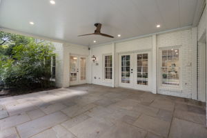 Terrace covered patio