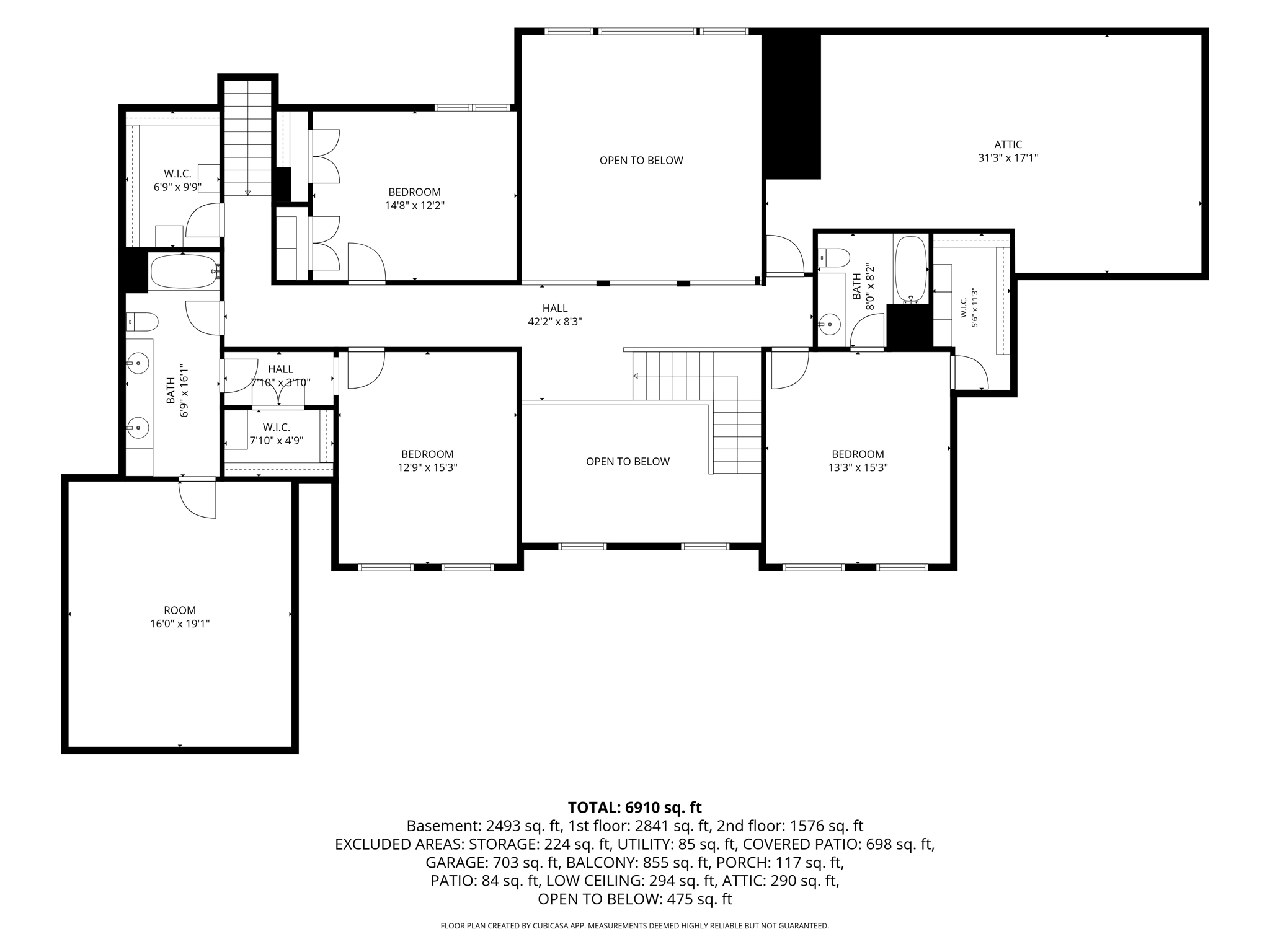 Upstairs Floorplan