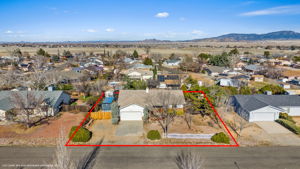 Aerial Front Lot Lines