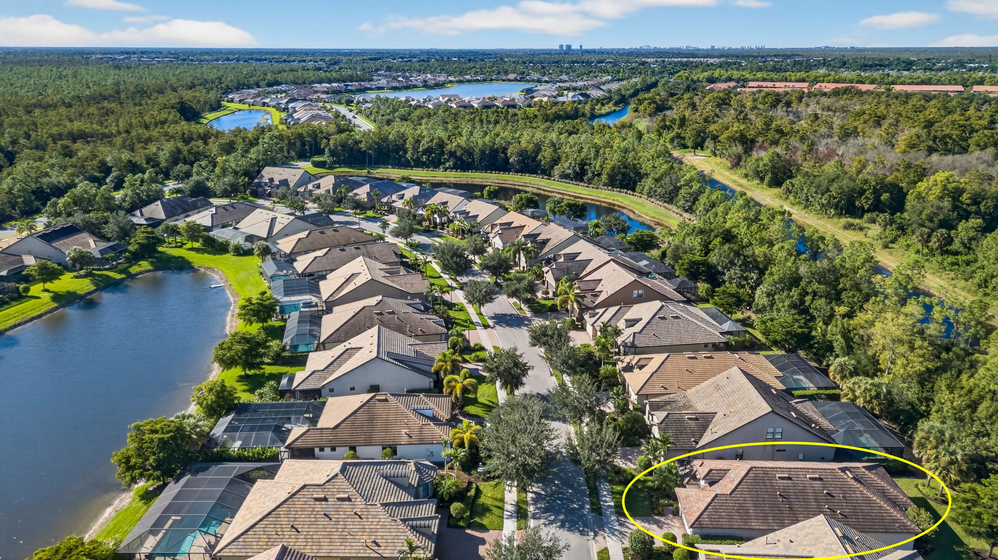 Aerial Side Exterior - circle