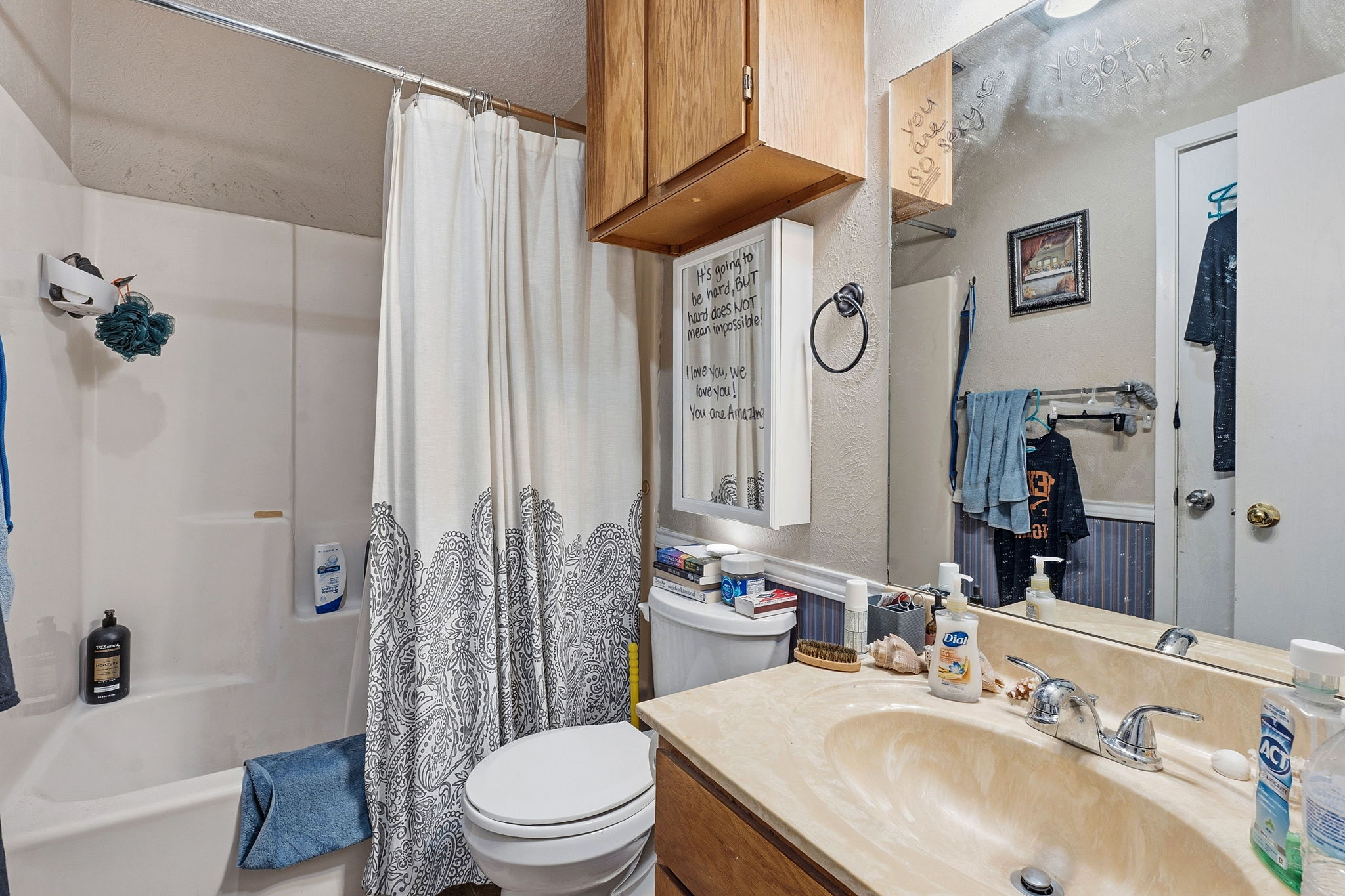 Unit A. Primary bathroom.
