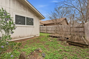 Unit A. Backyard.