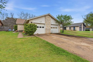 Unit A in foreground (southside).  A 2/2 with garage and fenced back-yard.