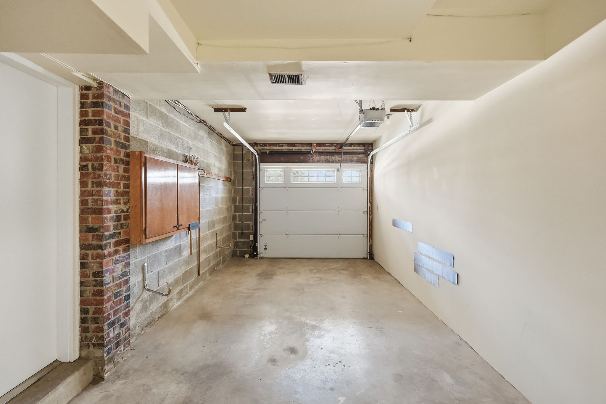 Attached Single Car Garage