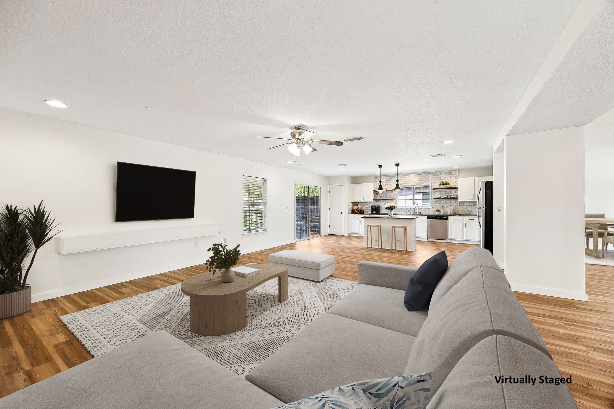 ... and the massive great/family room