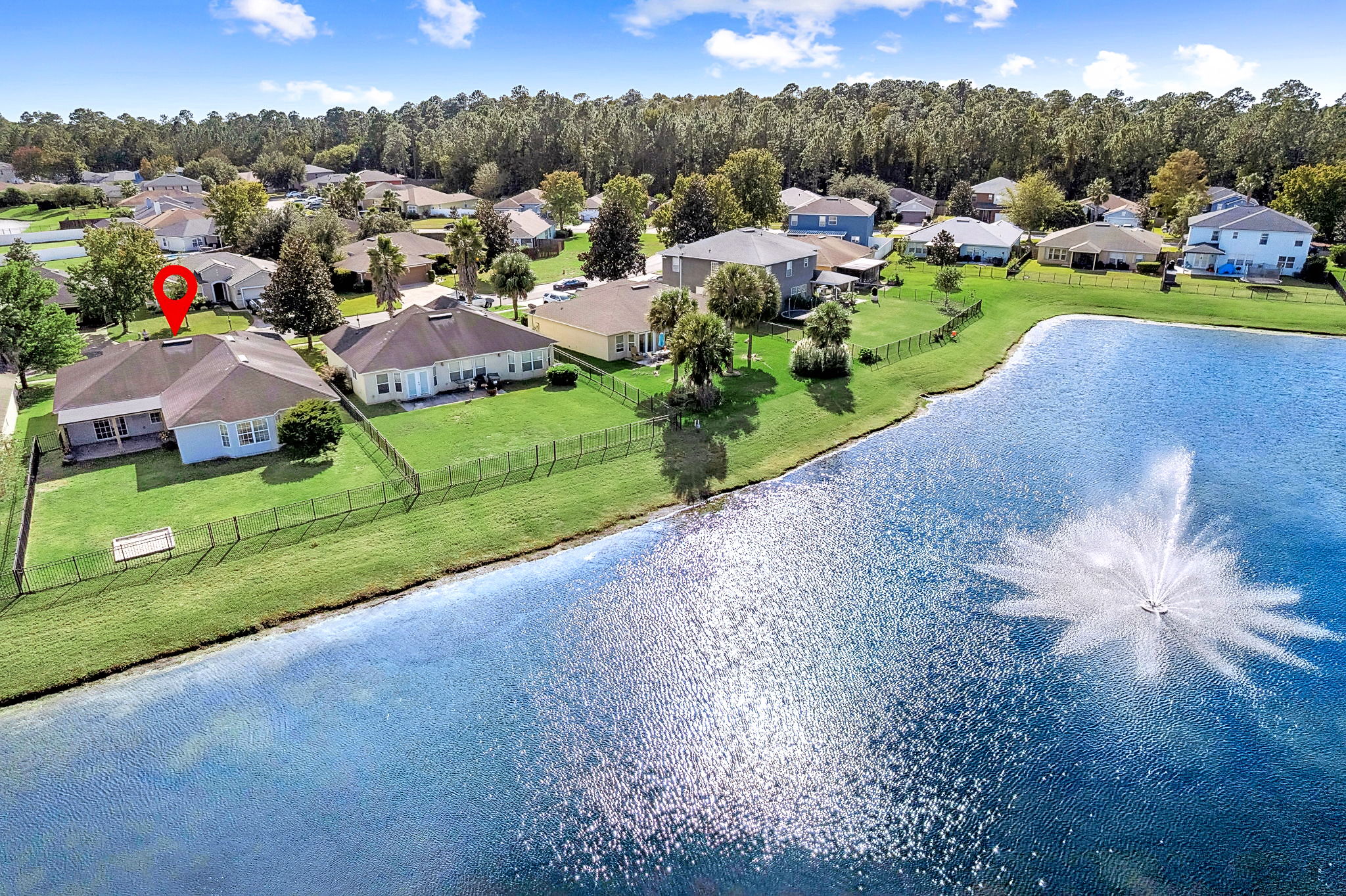 ... with full magnificent views of the water