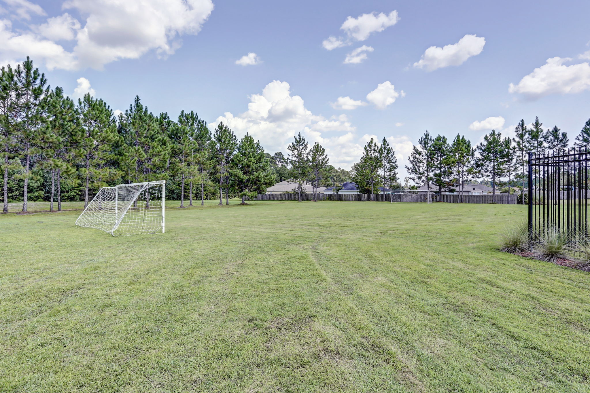 ... and soccer field