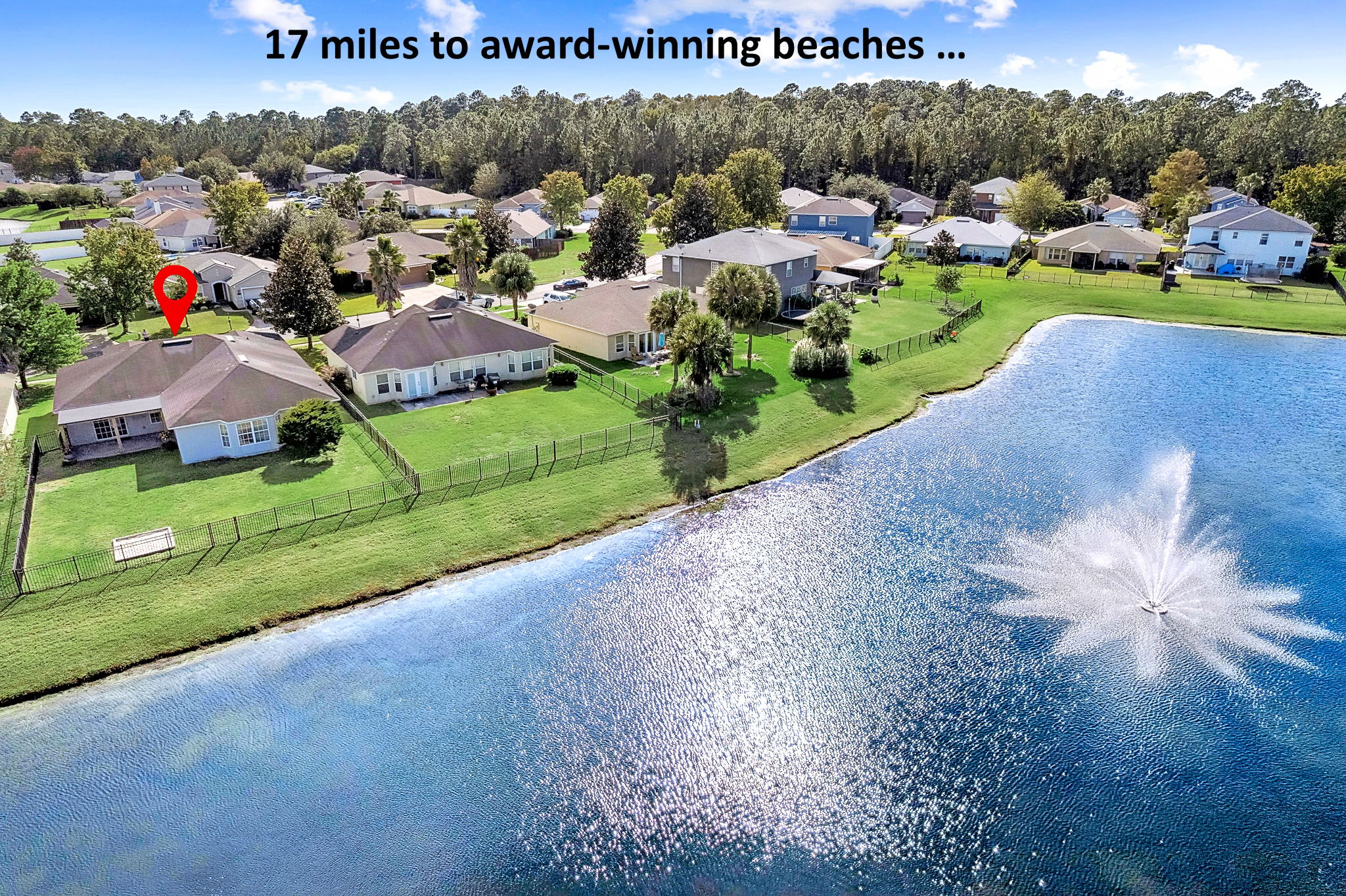 Plus, just 17 miles away are the award-winning beaches of Amelia Island...