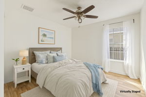 Both guest bedrooms can accommodate king furniture