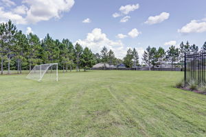 ... and soccer field