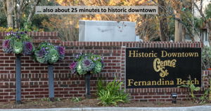 Also an easy drive, the 52+ historic blocks of downtown Fernandina Beach