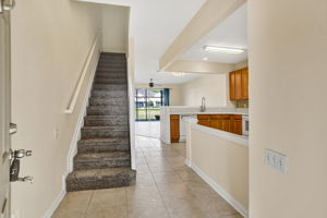 Stairs to the bedrooms