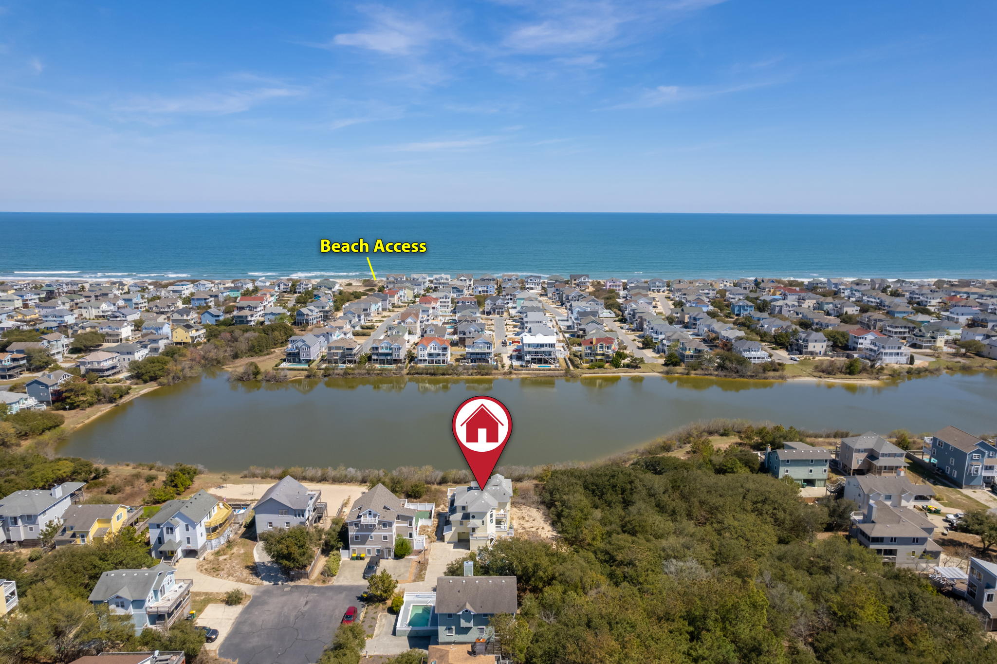 752 Lakeshore Ct | Aerial Location - Marker