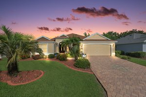 Twilight Front Elevation