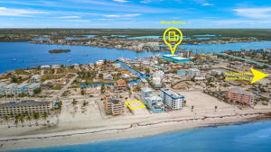 aerial (14) lot line with marker and labels