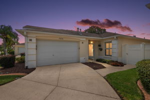 Twilight Front Elevation