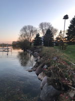 Flat Lakeshore with potential to turn to sandy lakeshore.