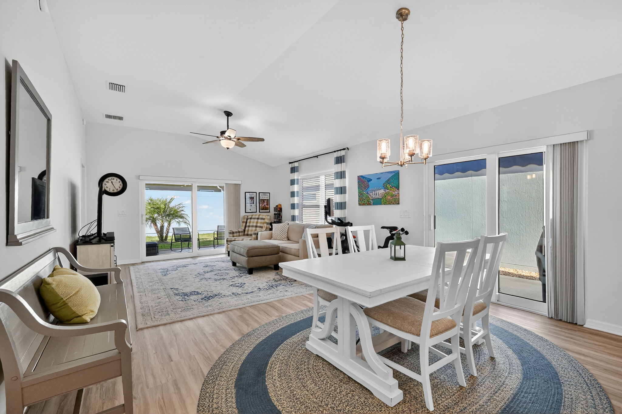 Dining and Living Rooms