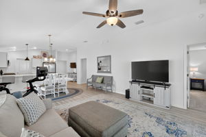 Dining and Living Rooms