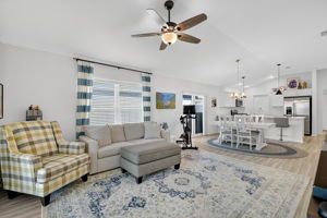 Dining and Living Rooms