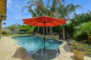 Custom Play Pool with Large Step