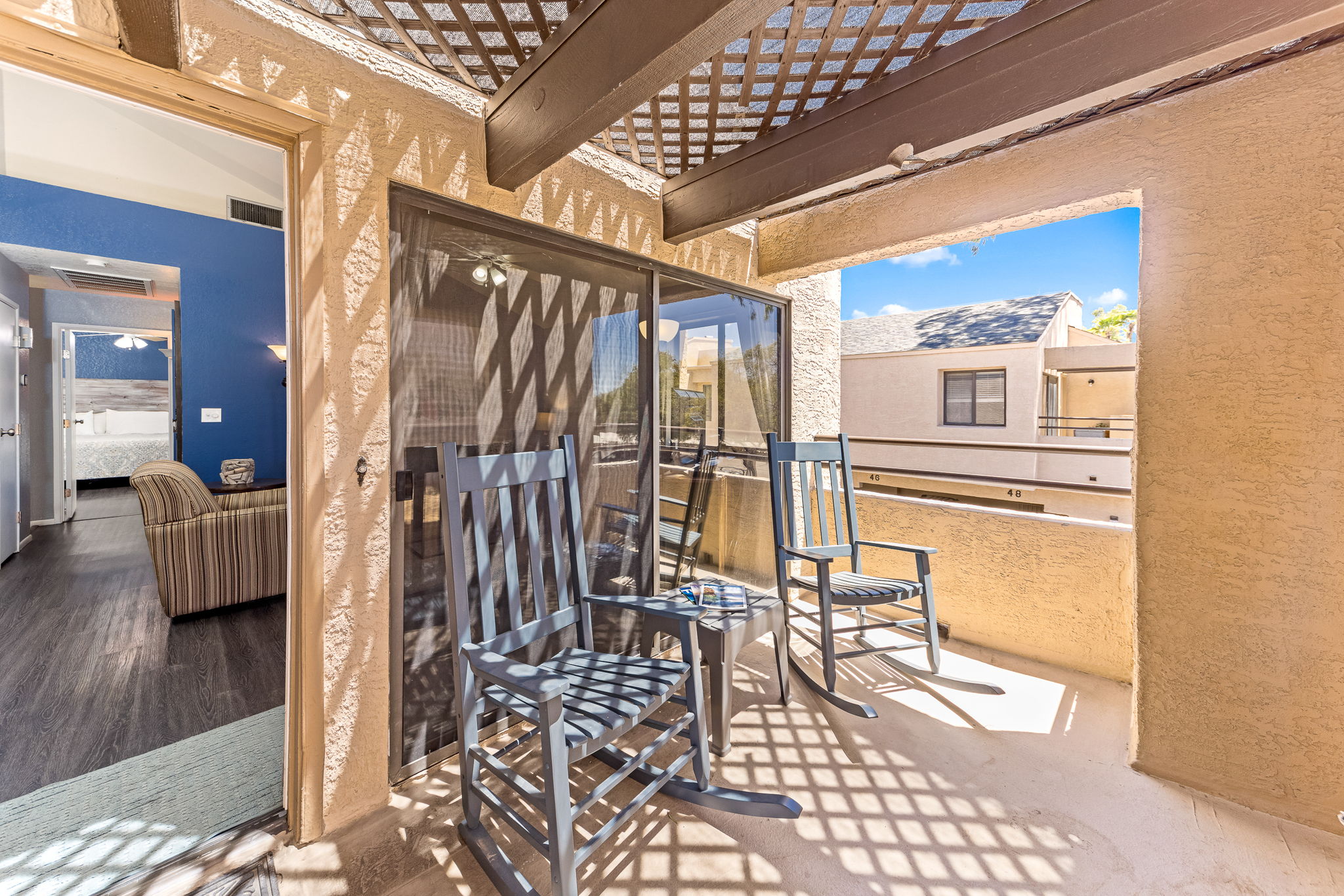 Front patio and entry