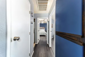 Hallway to bedrooms